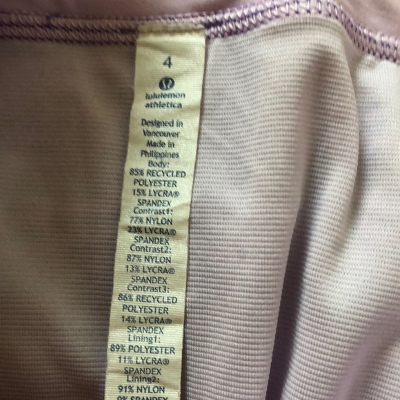 Lululemon shorts size 4 - Picture 6 of 7